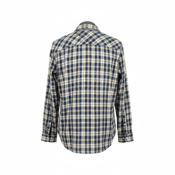 Bridge & Burn Long Sleeve Flannel Button Up Shirt Men's Medium Plaid - Picture 2 of 9